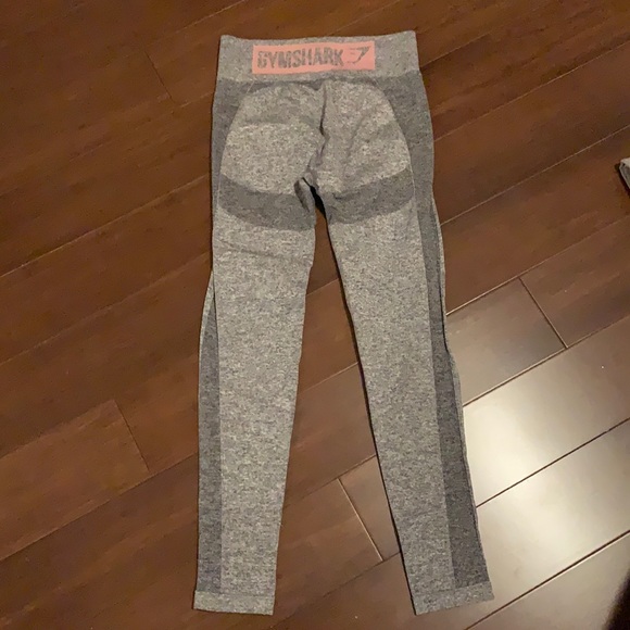 Gym shark seamless leggings gray/pink - Picture 1 of 3
